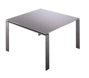 Tavolo Kartell Four Laminato Antigraffio Quadrato by Ferruccio Laviani, 4 gambe, 128x128 cm.